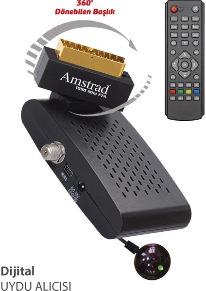 1090 Mini Fta Sd Scartlı Uydu Alıcısı
