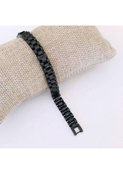 Kral Tacı Rolex Model Çelik Bileklik 20 cm