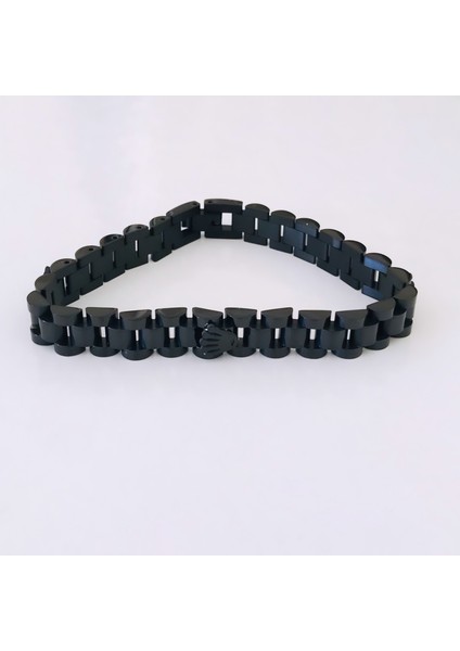Kral Tacı Rolex Model Çelik Bileklik 20 cm