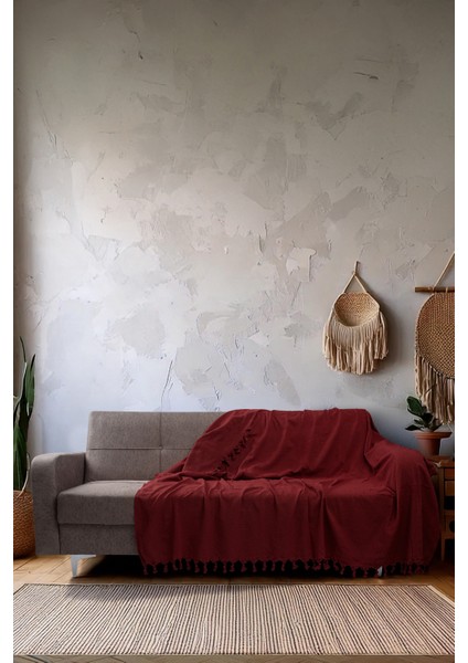 Pamuklu Kaymaz Koltuk Çekyat Örtüsü&koltuk Şalı 170X210