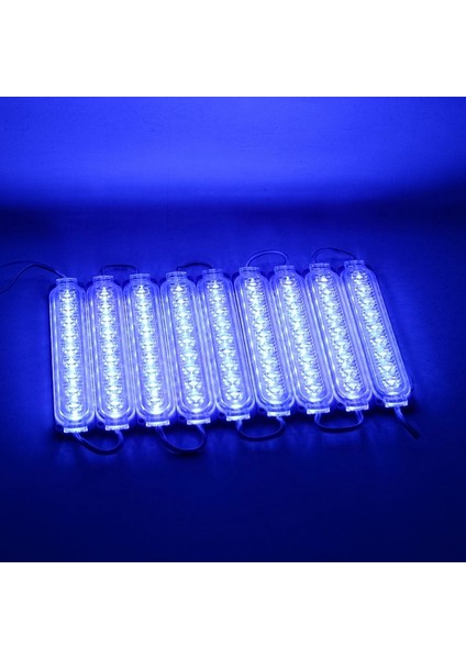 Tek Renk Mavi Modül LED 14*32.5 2835 24 Volt 2.4 Watt