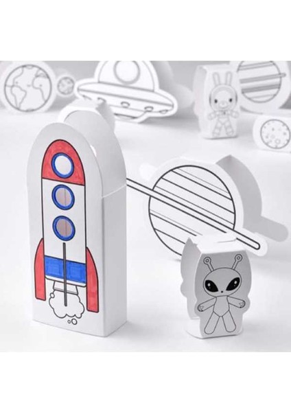 Ikea Aftonsparv Karton Boyama Şablonu, Beyaz, 15 Parça Bs Dijital Mağazacılık fırsatları