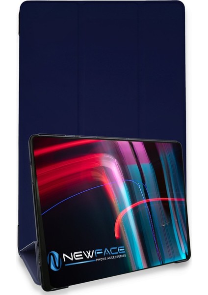 Samsung Galaxy T220 Tab A7 Lite 8.7 Kılıf Tablet Smart Kılıf - Lacivert 11