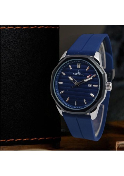 Takvimli Erkek Kol Saati Silikon Kordon