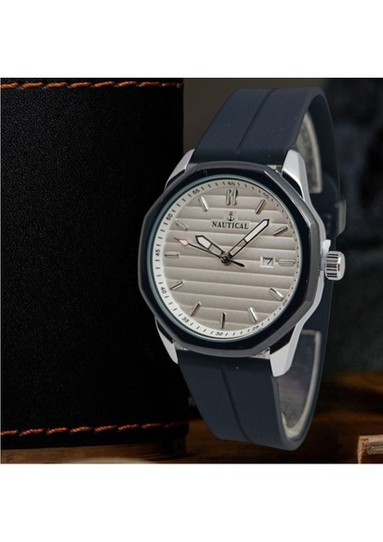 Takvimli Erkek Kol Saati Silikon Kordon