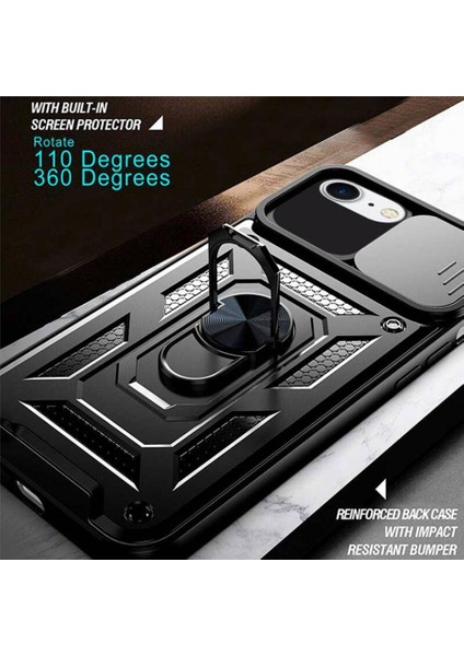 Kızaklı Tank Kılıf Apple iPhone 8G Siyah fiyatları