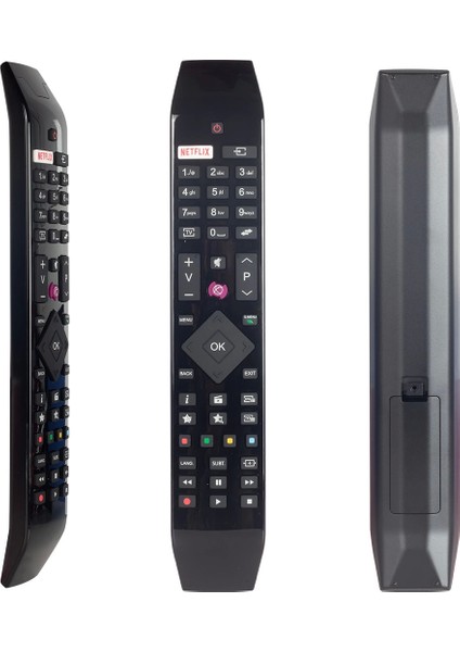 Kl Vestel -Mor Tuşlu Üstü Camlı-Hıtachı Rc 49141 LED Tv Kumanda