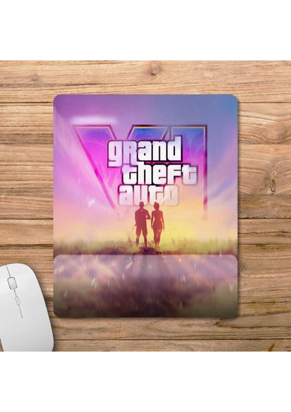 Gta 6 - Grand Theft Auto 6 - Gta Vı Bilek Destekli Mousepad Model 9 - Dikdörtgen fiyatları