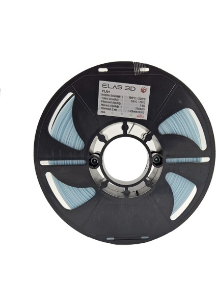 ELAS3D Pla+ Pastel Mavi Renk Filament 1.75MM 1kg