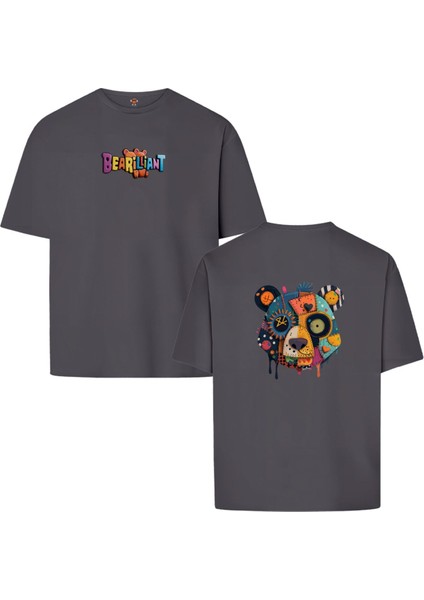 Beariliant Çift Iplik Dokumalı Rahat Kalıp PAMUK T-Shirt