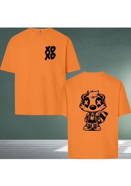 Precious Rakun Çift Iplik Dokumalı Pamuk Premium T-Shirt