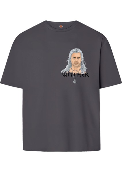 Witcher Çift Iplik Dokumalı Pamuk Premium T-Shirt