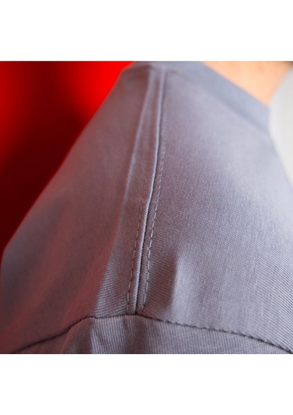Bearx Çift Iplik Dokumalı Rahat Kalıp PAMUK T-Shirt indirimleri