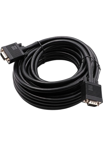 Phılıps SWV6139B/93 Siyah 3+6 Erkek-Erkek 15 Pin 10 Metre VGA Kablo (4887)