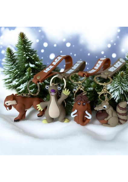 Buz Devri Kahramanları Figürlü 4’lü Anahtarlık