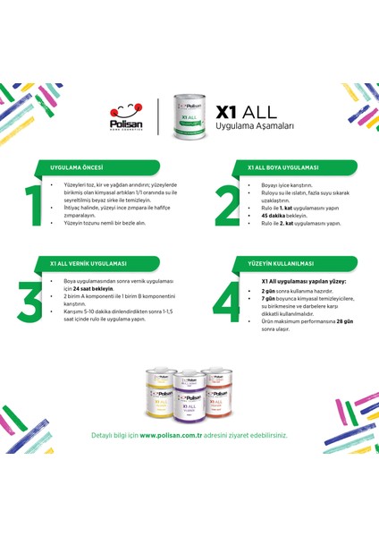 X1 All Dönüşüm Boyası 0,75 Lt Safir / 4514
