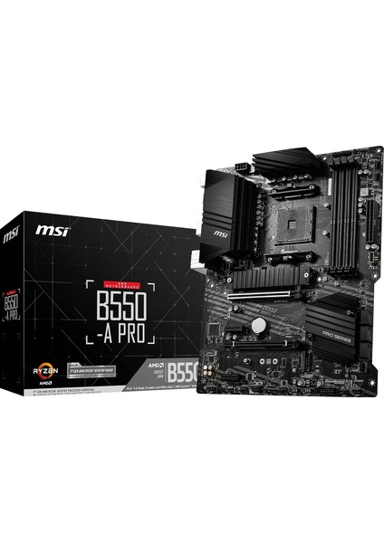 B550-A Pro Am4 Ddr4 Bellek 4400(OC) HDMI Dp M.2 Usb3.2 Atx Anakart
