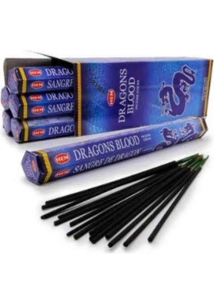 Hem Dragonblood Blue 2 Paket Toplam 40 Çubuk Tütsü