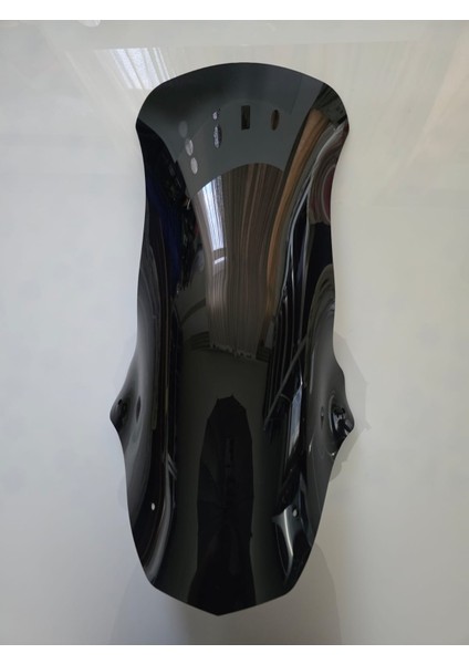 Rks Newlight 125 Pro Siperlik Ön Cam 2023-2025 Model 68CM Siyah Renkli 4mm Orta Boylu