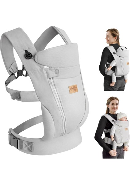 Vrbabies Doğumdan Itibaren Yeni Doğanlar Için Bebek Taşıyıcı, Ergonomik, Ayarlanabilir Kemerli