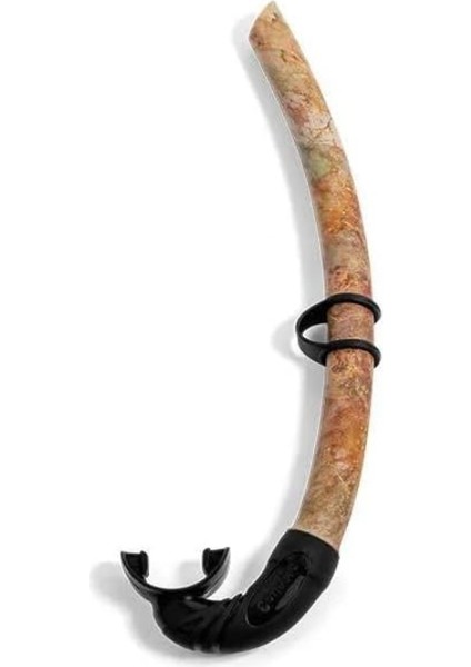 Dynamıcnord Snorkel Sc 10 Açık Üst Camo J Şekilli Düşük Profil, Silikon Ağızlık