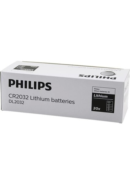 Phılıps Lithium CR-2032 Para Pili 3V 5li Kart (4887)