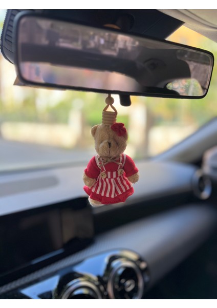 Oto Kokusu, Araç Kokusu, Premium Koku Çeşitleri, Kırmızı Elbiseli Peluş Kız Ayıcıklı, Araç Hediyelik Koku Kalıcı indirimleri