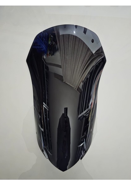 Bajaj Dominar 400 Siperlik Ön Cam 2017-2025 Model 58CM Siyah Renkli 4mm Orta Boylu Cam