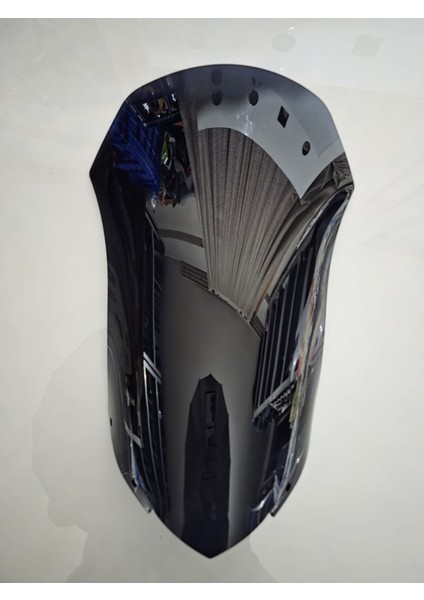 Bajaj Dominar 400 Siperlik Ön Cam 2017-2025 Model 58CM Siyah Renkli 4mm Orta Boylu Cam