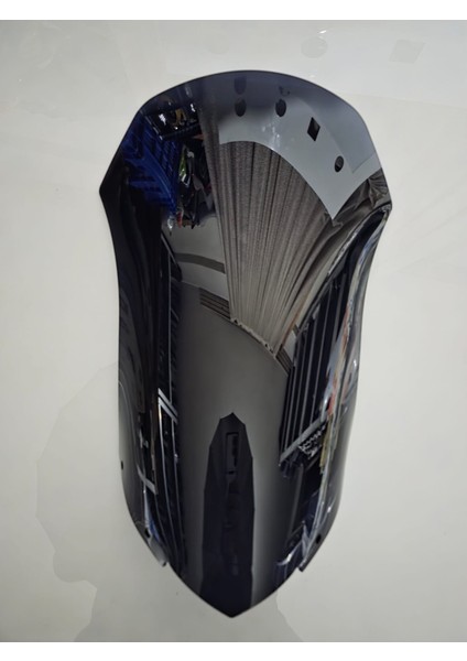 Bajaj Dominar 400 Siperlik Ön Cam 2017-2025 Model 58CM Siyah Renkli 4mm Orta Boylu Cam