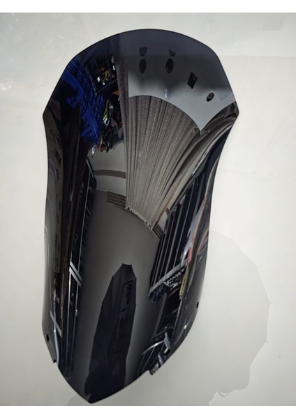 Bajaj Dominar 400 Siperlik Ön Cam 2017-2025 Model 58CM Siyah Renkli 4mm Orta Boylu Cam