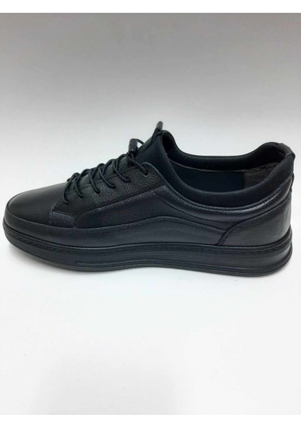Hakiki Deri Günlük Hafif Taban Bağcıksız Siyah Yazlık Erkek Ayakkabı C-8455465HSA modelleri