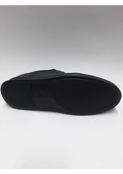 Hakiki Deri Günlük Hafif Taban Bağcıksız Siyah Yazlık Erkek Ayakkabı C-8455465HSA fırsatları