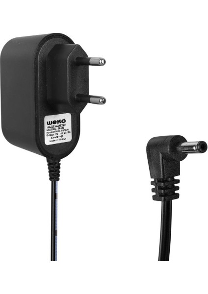 5 Volt - 2 Amper 3.5*1.35 Uçlu Plastik Kasa Priz Tipi Adaptör