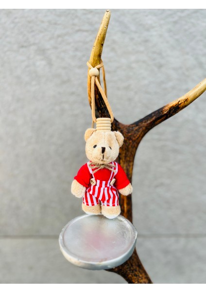 Oto Kokusu, Araç Kokusu, Premium Koku Çeşitleri, Kırmızı Elbiseli Peluş Erkek Ayıcıklı, Araç Hediyelik Kalıcı Koku