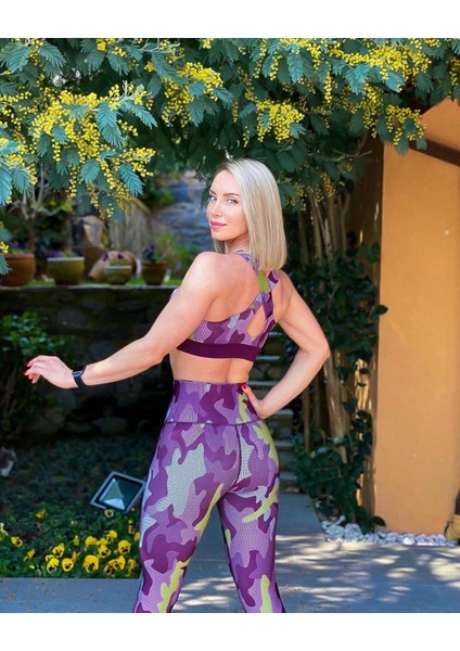 Kamuflaj Desen Sporcu Sütyeni modelleri