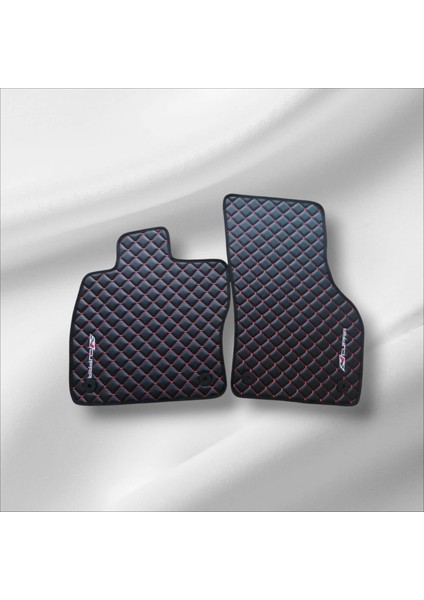 Seat Leon Cupra Uyumlu MK-3(2013-2020)SIYAH Deri Kapitone Oto Paspas Takımı fiyatları