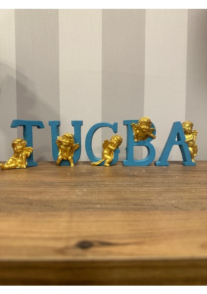 Melek Harfler - Tugba - Mavi, Gold indirimleri