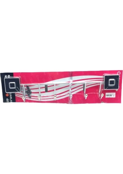 6 Lı Krom Banyo Askısı (4887)