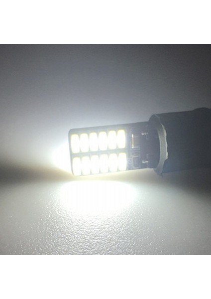 T10 Dipsiz Ampul Beyaz 12 LED Canbus 2 Adet Oto Park Plaka ve İç Aydınlatma LED Ampul