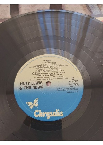3996367EB1362796DE 1986 Huey Lewis The News Vinyl 33LÜK Plak fırsatları
