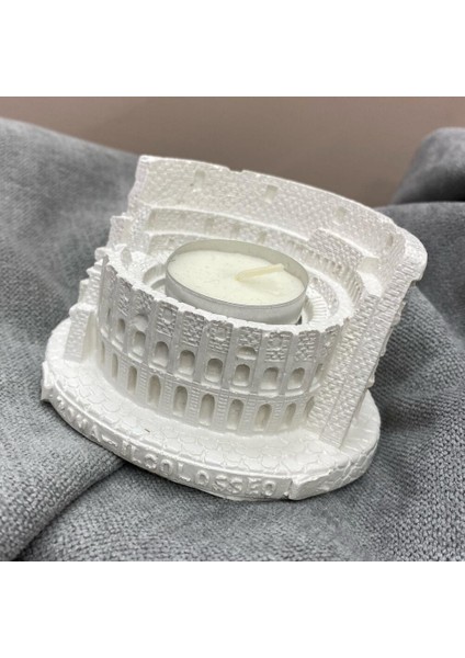 Roma Kolezyum Flavianus Amfitiyatrosu Tealight Mumluk Silikon Kalıp K-1244 indirimleri