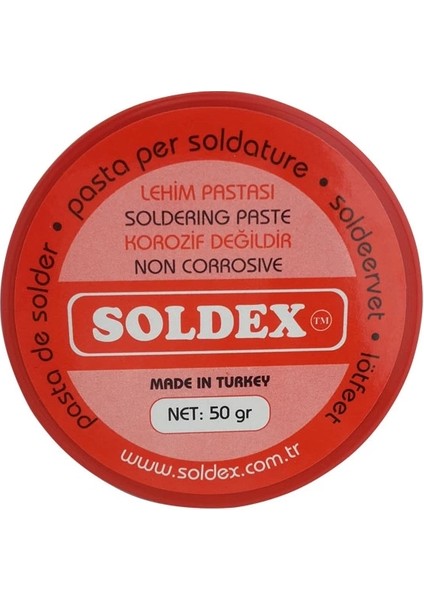 Lehim Pastası Soldex 50 gr