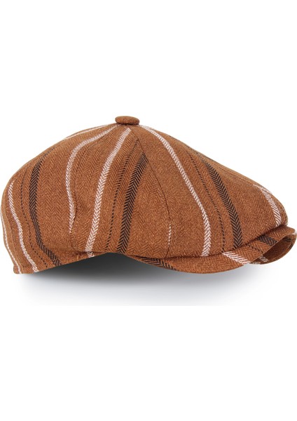 Çizgili Kumaş Ingiliz Tarzı Kasket – Klasik Tasarım, Yüksek Kalite fiyatları