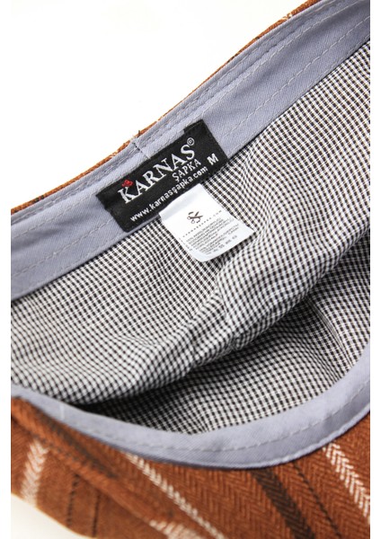 Çizgili Kumaş Ingiliz Tarzı Kasket – Klasik Tasarım, Yüksek Kalite modelleri