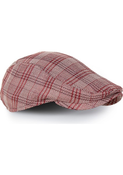 Erkek Yazlık Kasket Şapka - Lastikli Bedensiz Tasarım, Nefes Alabilir Kumaş, Italyan Tarzı, Desenli Iç Astar fiyatları