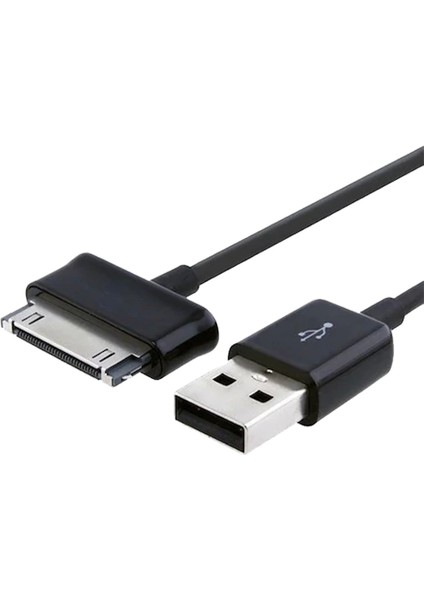 Samsung Tablet Data Kablosu USB To Samsung 1 Metre Siyah Kablo