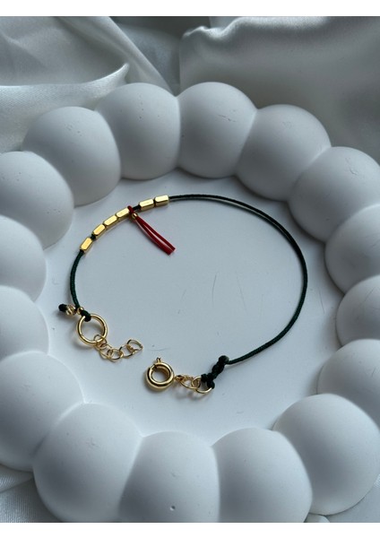 Yeşil Ip Minimal Bileklik fiyatları