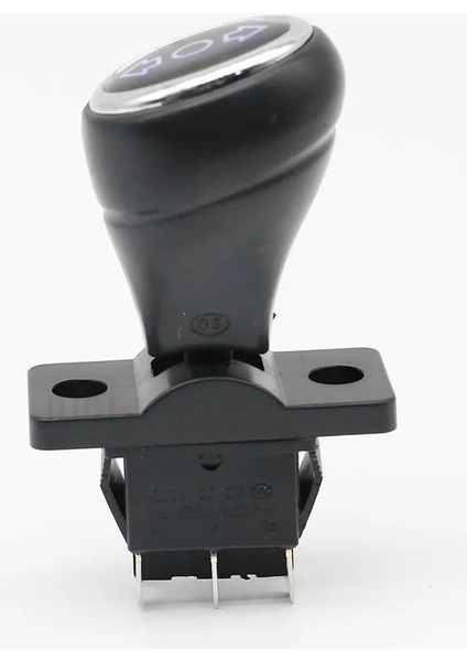 Joystick Kcd4 Anahtar Latch Siyah Ileri Geri Vites Kolu 16A 250V Akülü Çocuk Arabası Elektrikli Araç Oyuncak Switch Makine Motor Asansör Vinç Atv Gokart