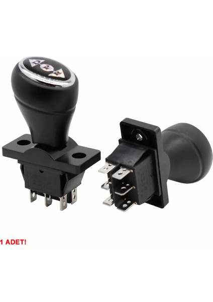 Joystick Kcd4 Anahtar Latch Siyah Ileri Geri Vites Kolu 16A 250V Akülü Çocuk Arabası Elektrikli Araç Oyuncak Switch Makine Motor Asansör Vinç Atv Gokart